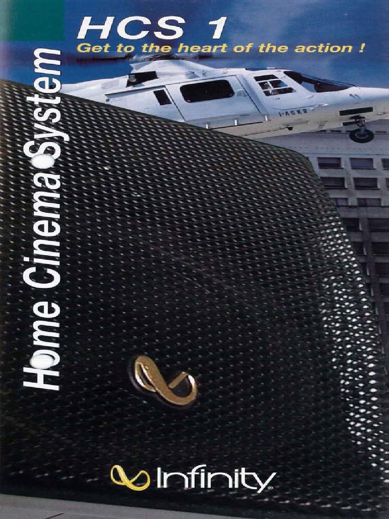 Infinity HCS 1 Home Theater System | PDF | Loudspeaker | Recording