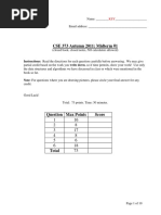 Cse373 11au Midterm1.key PDF