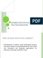 Global Financial Market: Role of International Banks