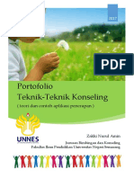 Portofolio Teknik-Teknik Konseling Teori PDF