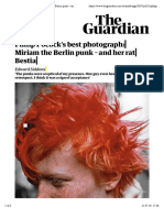Philip Pocock's Best Photograph: Miriam The Berlin Punk - and Her Rat Bestia - Art and Design - The Guardian PDF
