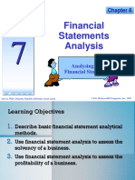Topic 7 A181 - Financial Statement Analysis