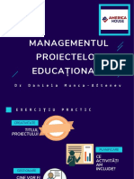 Managementul Proiectului Educaționale