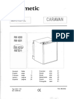 Manual Frigo Dometic RM 4200 Refrigerator