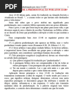 28 Predestinação Por Atos 13.48¿