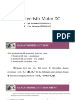 Karakteristik Motor DC