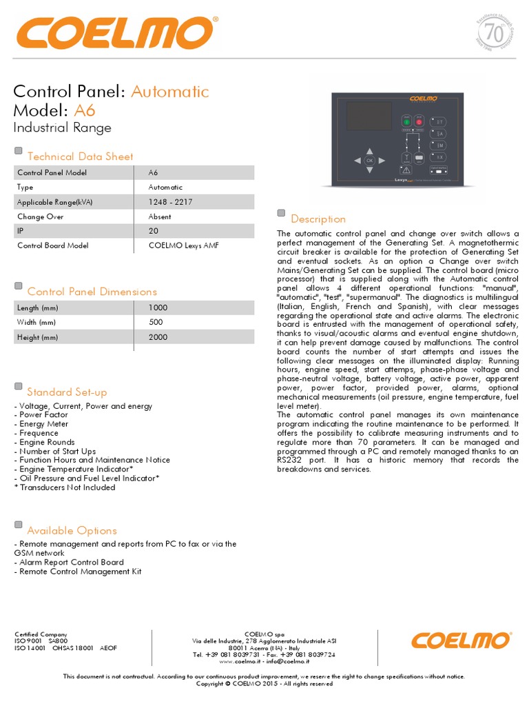 A6 Automation Switch