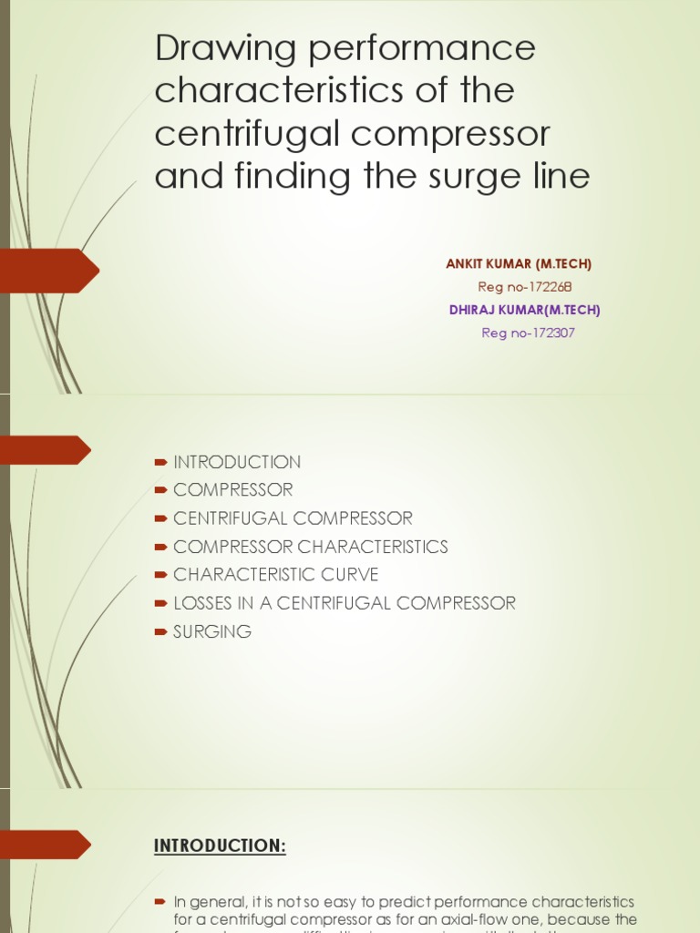 Centrifugal Compressor Surge Analysis | PDF | Fluid Dynamics | Fluid ...