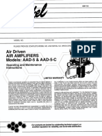 Haskel AAD-5 Instructions