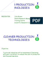 Cleaner Production Technologies (KULIAH KE 13)
