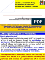 Jet-natural Gas Local Content Policy