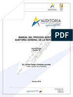 Manual Del Proceso Auditor MPA 7.0 de La Auditoria General de La Republica