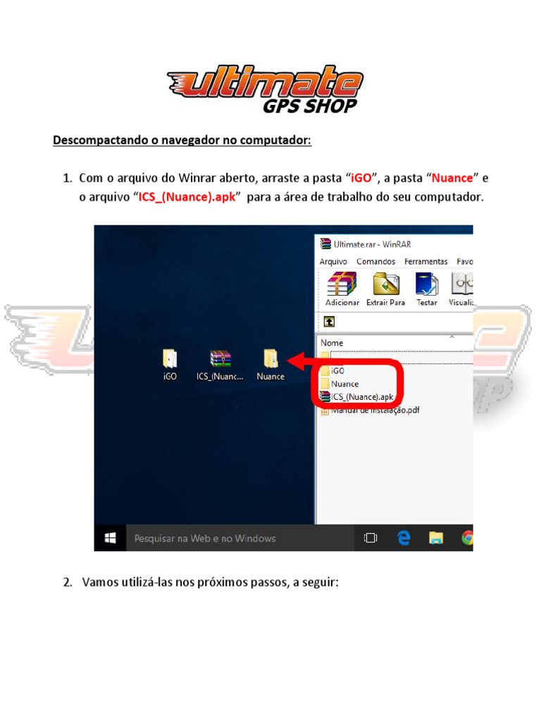 Instalação do Navegador iGO no Android | PDF | Android (sistema ...