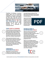 TCE - 12 Business English Teaching Tips PDF