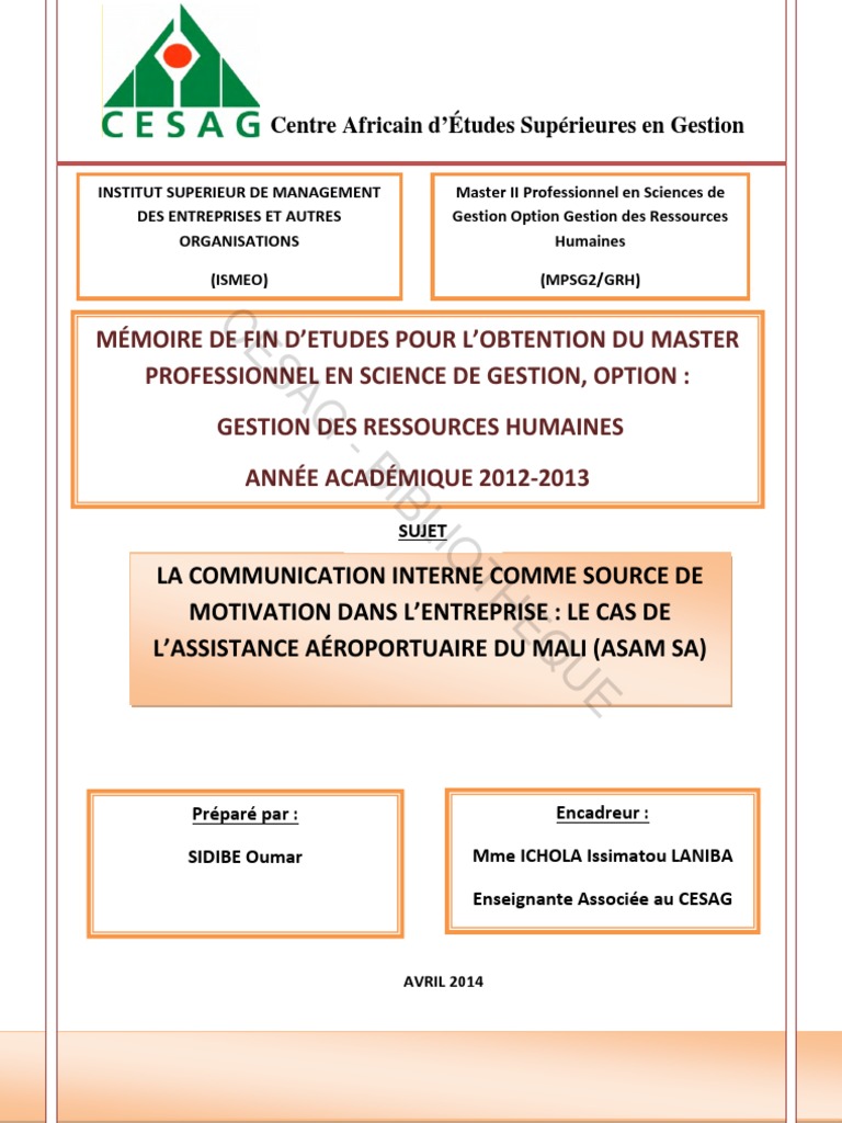 La Communication Interne Comme Source de PDF | PDF | la communication ...