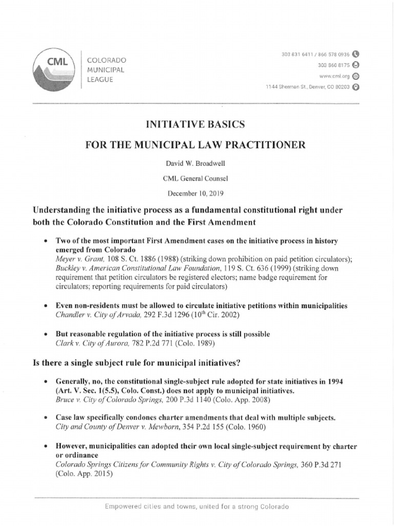 CML Initiative Process 2019 | PDF