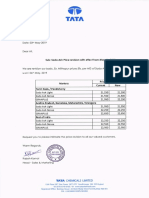 Soda Price Revison 6 May 2019