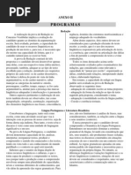 Anexo II_Programas Das Disciplinas Vestibular