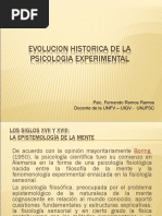 Evolucion Historica de La Psicologia Experimental