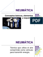 Neumática: conceptos, elementos y esquemas básicos