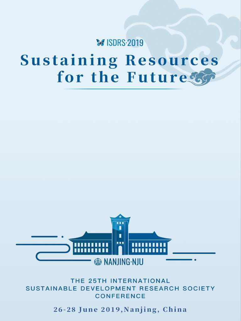 Proceedings Isdrs2019 Full Paper  PDF  Environmental Degradation 