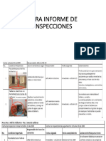 Para Informe de Inspecciones