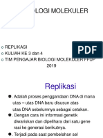 KUL Bio Mol 3 Dan 4 - 2018