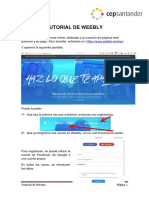 Tutorial Weebly