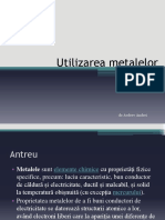 Utilizarea Metalelor