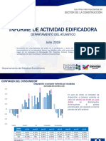 Informe de Actividad Edificadora Julio