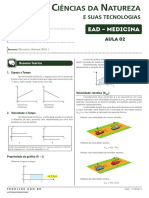 Movimento uniforme e velocidade relativa