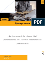 P1-Tipología textual y niveles de comprensión lectora