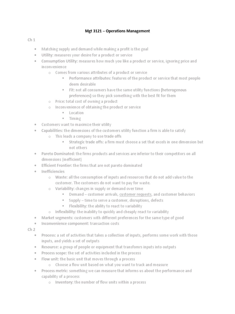 MGT 3121 PDF Forecasting Inventory