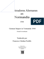 Francotiradores Alemanes en Normandía 1944