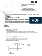 LKS 4.1.2 Menentukan Titik Sampel Dengan Diagram Pohon Dan Tabel