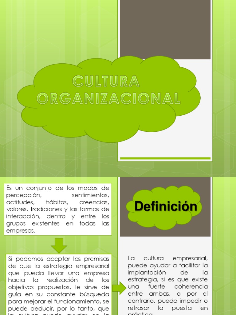 Cultura Organizacional | PDF | Cultura organizacional | Ciencias del ...
