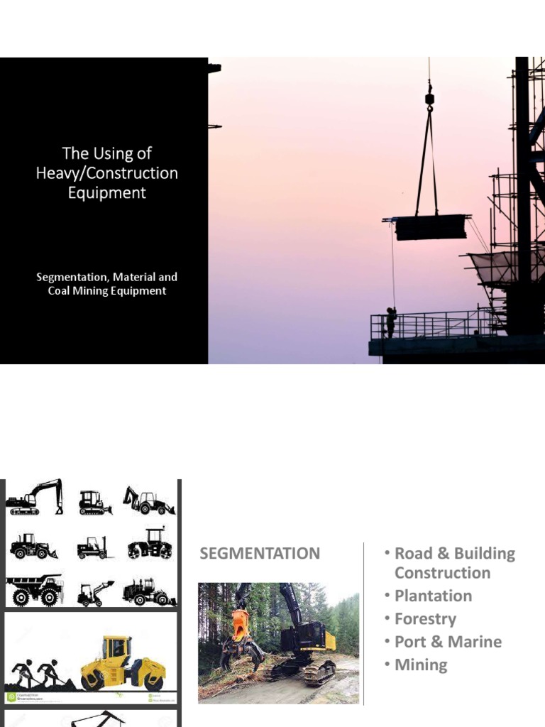 Heavy Equipment Usage in Mining and Construction | PDF | Loader ...