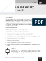 Topic 10 Guarantees and Standby Letters of Credit