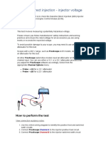 Direct Injection Test (Voltage) (Picoscope)