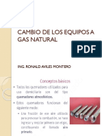 7 Cambio de Los Equipos A Gas Natural