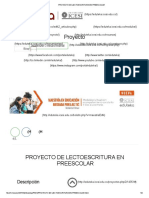 Proyecto de Lectoescritura en Preescolar