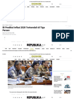 BI Prediksi Inflasi 2020 Terkendali Di Tiga Persen - Republika Online PDF