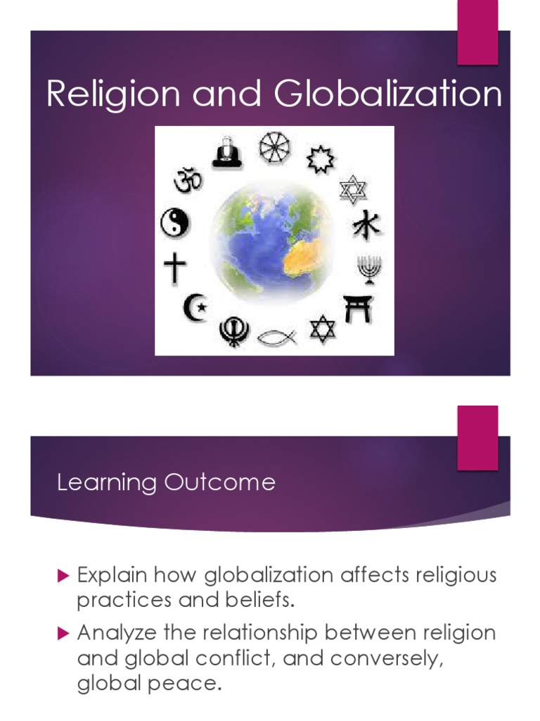 Religion's Role in Globalization Effects | PDF | Bashar Al Assad | Peace