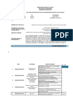 Cronograma de Actividades CMD