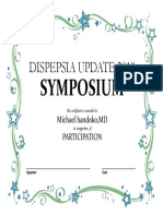 DISPEPSIA Update 2019