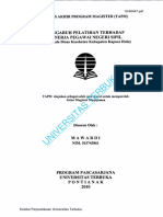 Contoh Tesis Pengaru Pelatihan Terhadap Kinerja PDF