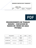 PTS-01 - Procedimiento de Trabajo Seguro - Ejecución de Nudos Agua Potable Miric Ltda