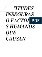 ACTITUDES INSEGURAS O FACTORES HUMANOS QUE CAUSAN ACCIDENTES.docx