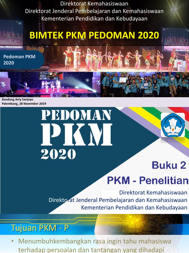 Pedoman PKM 2020 untuk Mahasiswa | PDF