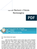 Tumor Rectum + Fistula Rectovagina